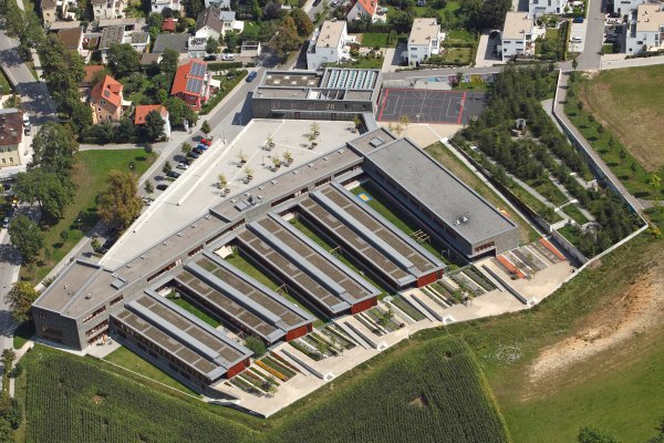 Blindeninstitut Regensburg von oben - Luftaufnahme An der Brunnstube