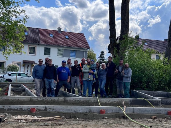 Gruppenfoto der Helfer