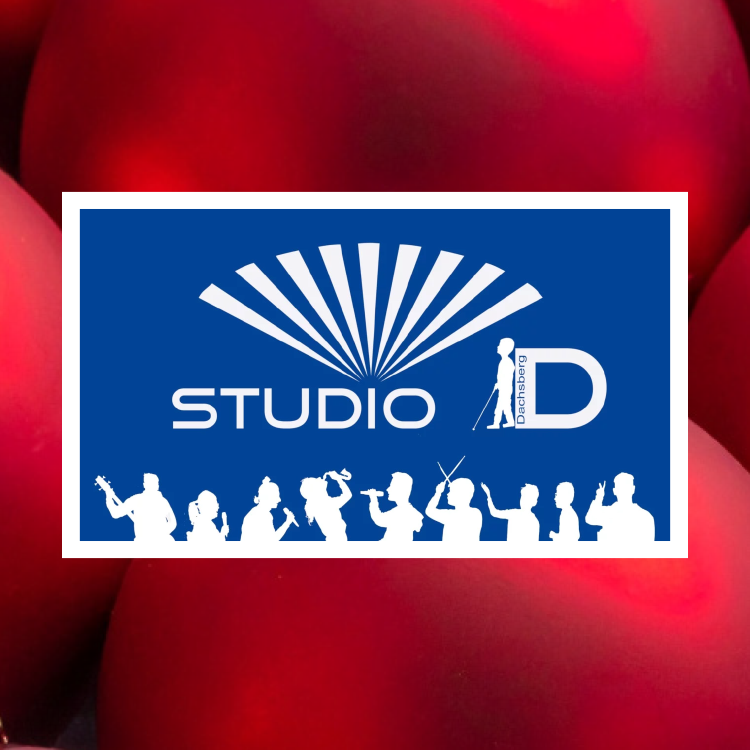 Das Plakat zum kommenden Weihnachtsmarktauftritt von Studio D.