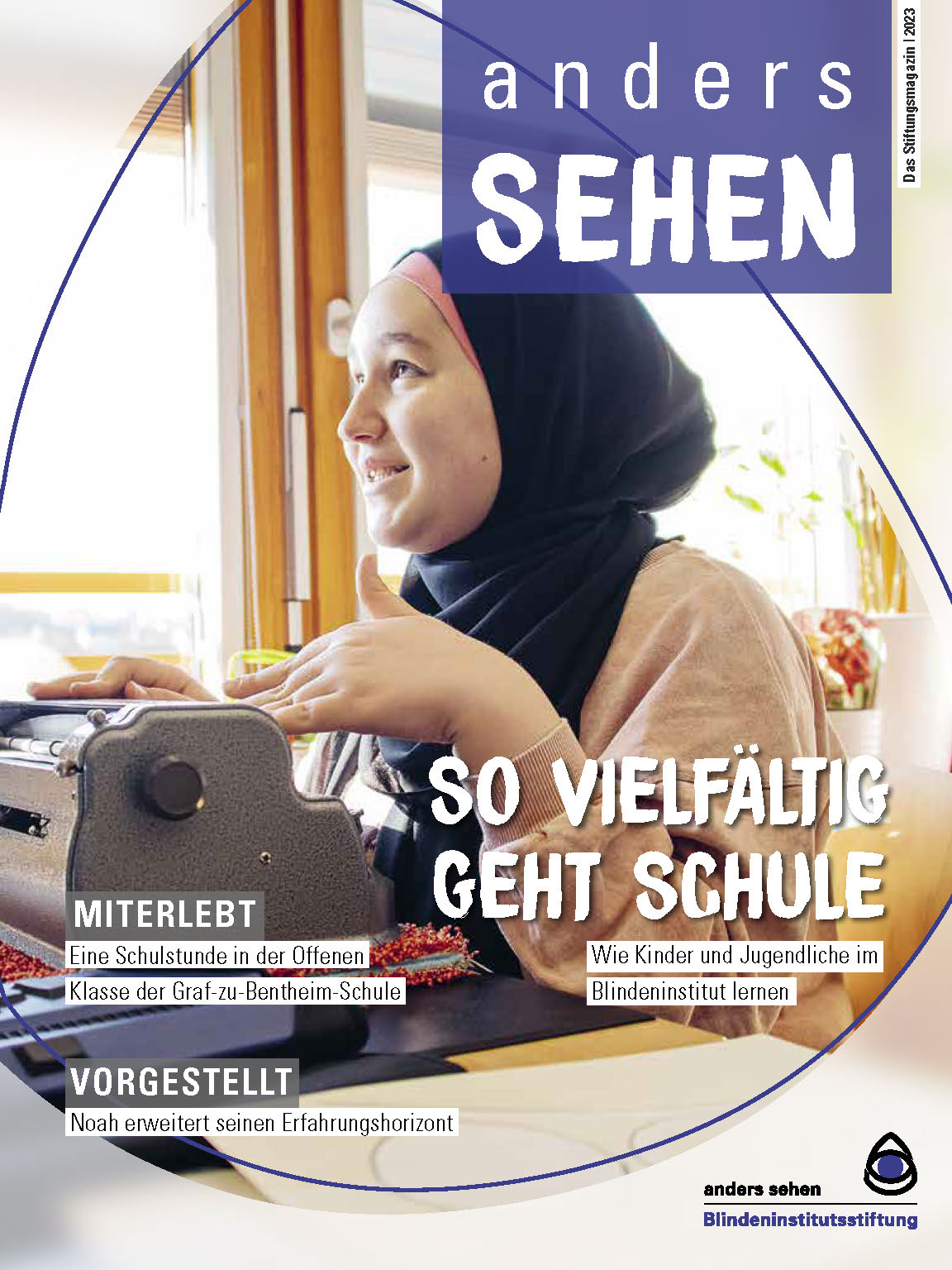 Titelbild des Stiftungsmagazins 2023