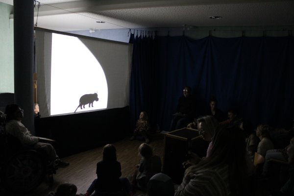 Ein Projekt der Theater-AG wurde aufgeführt.