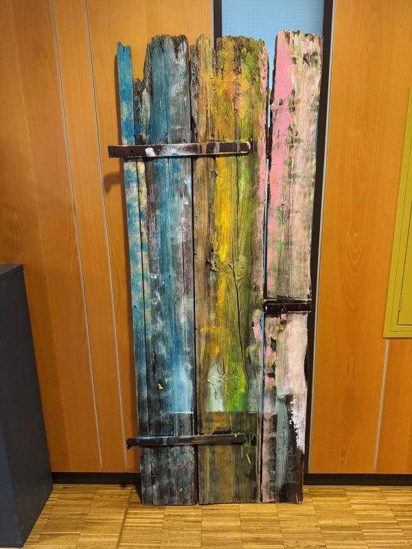 Ein Gemälde aus dem Kunsch-D-Projekt der Schule am Dachsberg.