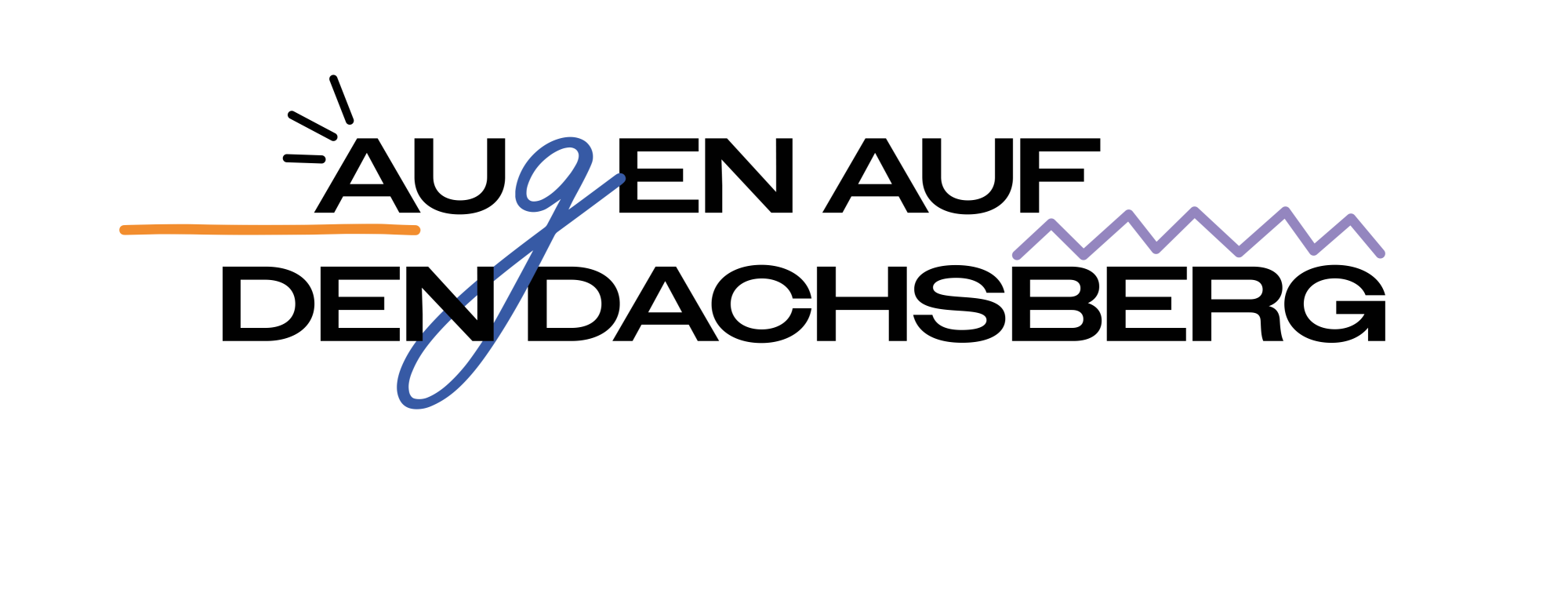 Das Logo von Augen auf den Dachsberg.