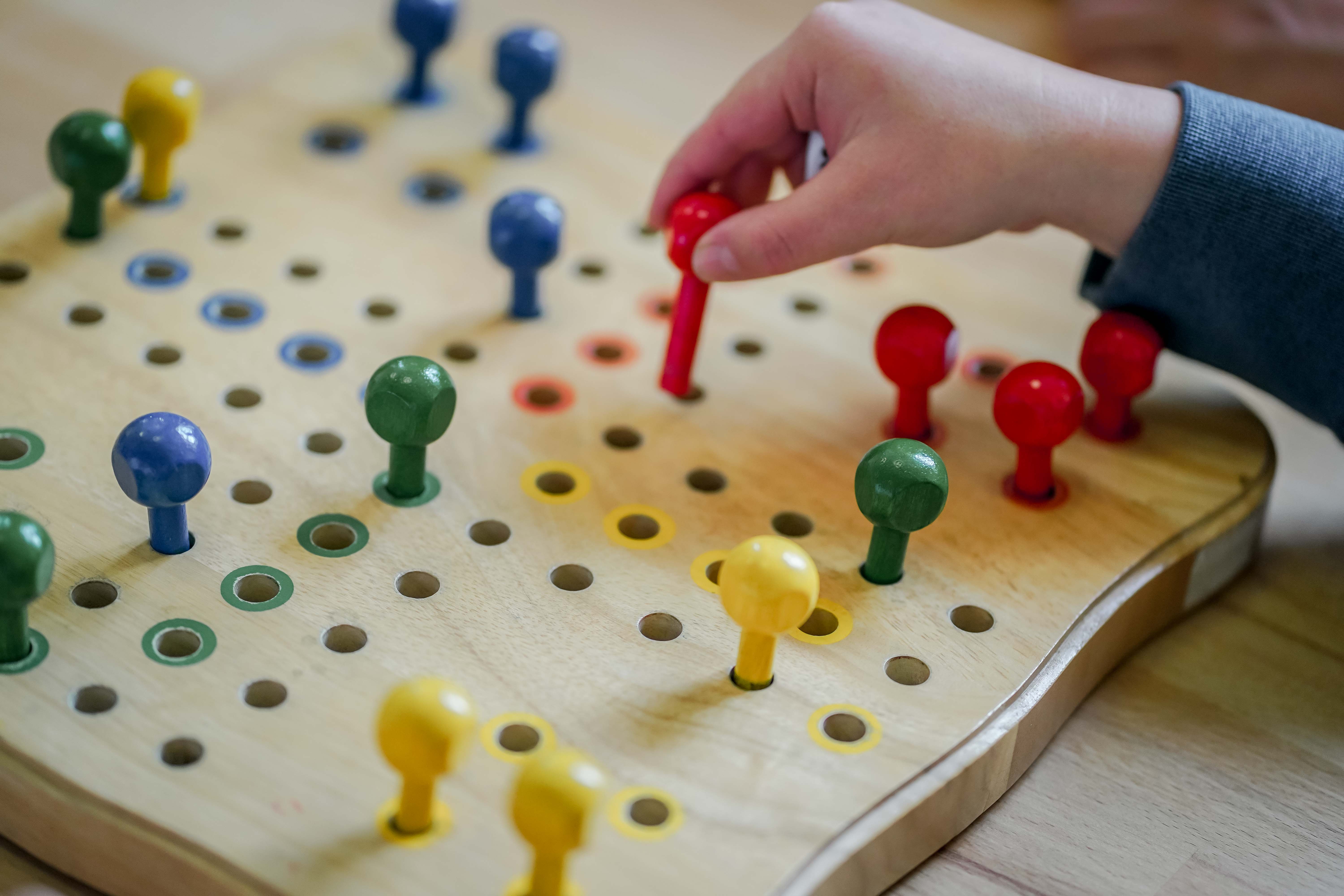 Steckspiel Nahaufnahme