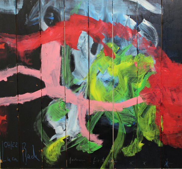 Ein Gemälde aus dem Kunsch-D-Projekt der Schule am Dachsberg.