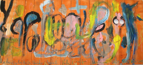 Ein Gemälde aus dem Kunsch-D-Projekt der Schule am Dachsberg.