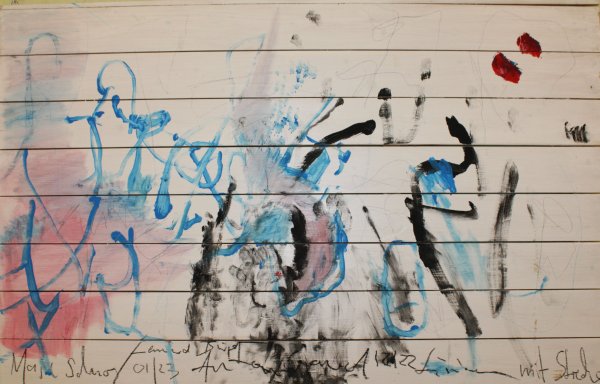 Ein Gemälde aus dem Kunsch-D-Projekt der Schule am Dachsberg.